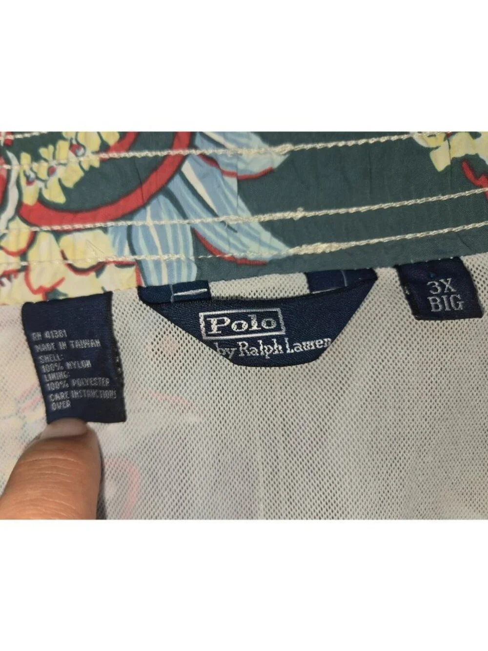 Polo Ralph Lauren Hawaiian Floral Swim Trunks 3XB Big 3XL